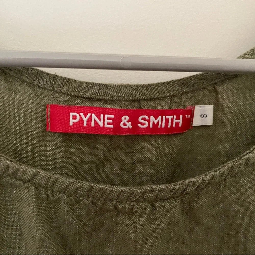 Pyne & Smith Clothiers no. 32 Pinafore Dress Linen - Picture 3 of 3